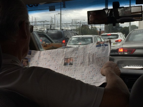 Attentive taxi driver