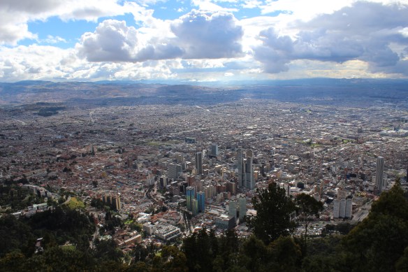 Bogota from above