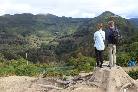 Mountains behind Bogota